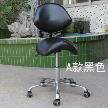 Стол-седло взривозащитен козметичен стол с въртяща се облегалка на шкиве, подемни коса стол за маникюр, специална оферта за салон за красота