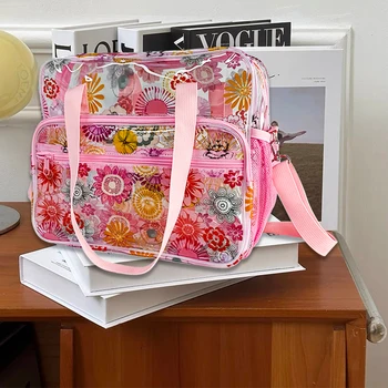 Козметична прозрачна чанта с цип, водоустойчив прозрачна чанта-тоут за жени, наплечная чанта за ежедневието, плажна чанта, работна чанта за пазаруване.