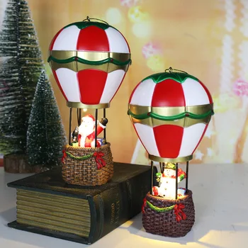 2024 Коледен Подарък Дядо коледа, Снежен човек Украса с Балон с Подсветка Коледна Украса за Дома Коледно Парти Навидад Decor