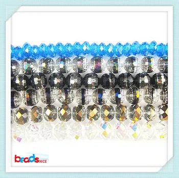 BeadsniceID26118 Безплатна доставка на едро на цветни бижута мъниста китайски перли, кристални мъниста за гривна
