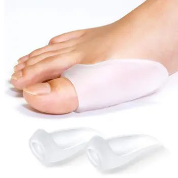 3 двойки на Разделители на пръстите на краката SEBS Коректор на Нови Прозрачни Силиконови Инструменти за грижа за краката Възглавница за разпръскване на пръстите на краката на Мъже, Жени