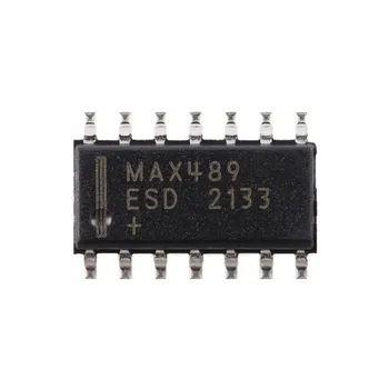10 бр./лот MAX489ESD + T СОП-14 Интерфейс на чип за RS-422/RS-485 с ниска консумация на енергия и ограничена скорост на растежа на Работна температура:- 40 C-+ 85 C
