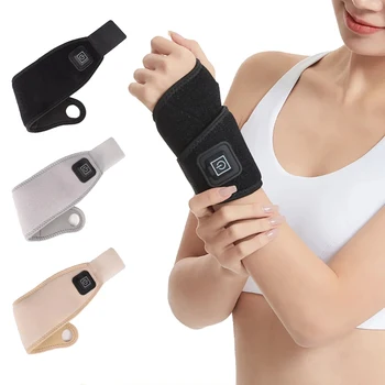 Нагревающий протектор за китката, спортна защита, дишаща който поддържа ръкав, за улесняване на болки в ставите на ръцете, топлинна терапия и устройство за грижа за здравето