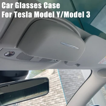 Авто Козирка За Tesla Model Y Model 3 Организатор На Притежателя, Кутии За Очила Automobile Калъф За Очила Кутия За Съхранение На Очила