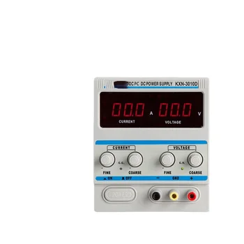 Източник на захранване dc KXN-3010D / 0-30V 0-10A Източник на постоянен ток за галванични покрития