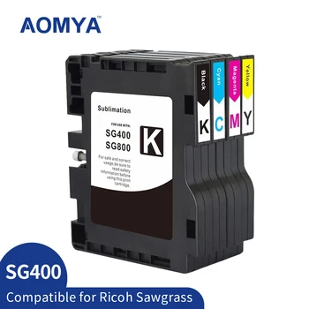 Касети двете Aomya SG400 SG800, теплопередача за Sawgrass Ricoh SG3100 3100SNW SG3100 SG2100 SG2010L SG3110 4шт