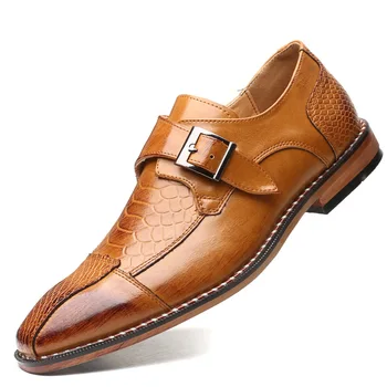 Модерен мъжки кожени обувки, Нова висококачествена кожа обувки за почивка, обувки за шофиране, мъжки Zapatos Hombre