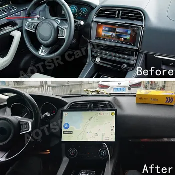 13,3-инчов Мултимедиен плеър с Android 11 за Jaguar F PACE 2016 2017 2018 2019 2020 GPS навигация Авто радио Главното устройство