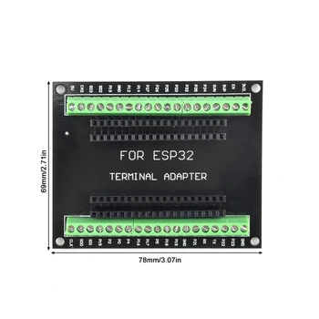 Такса за разширяване на ESP32 е Съвместима с ESP32 WiFi Bluetooth Development Board NodeMCU-32S Lua 38Pin Такса за разширяване на GPIO