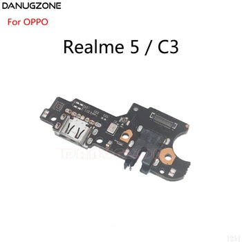 10 бр./лот за OPPO Realme 5/Realme C3 USB докинг станция за зареждане Конектор за свързване на такси за зареждане Гъвкав кабел