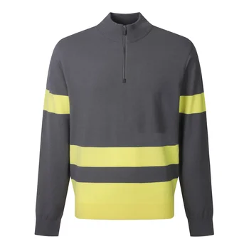 Модерен мъжки пуловер Golf Selection с цип на половината на вратата за есенно-зимния топлина, висококачествен трикотаж, мода пуловери