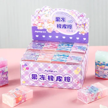 4/24шт гумички за триене на Sanrio Аниме Kuromi Hello Kitty Детски Студентски Канцеларски материали Гумичка За гумички за триене на Писма и За Рисуване на Ученически Пособия на Едро