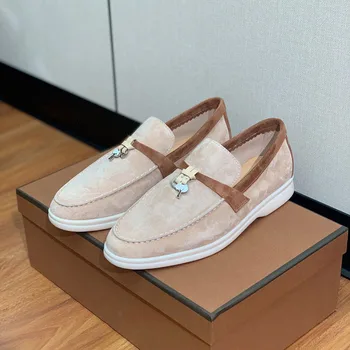 Класически модерен лоферы, Дамски обувки на равна подметка, Ежедневни обувки Doudou, без скоби, на Официална бизнес обувки, Благородна марка Дамски обувки за ходене