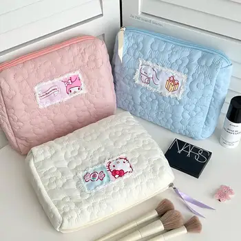 Kawai Санрио Аниме Hello Kitty Преносима Косметичка Cinnamoroll My Melody Cartoon Journey Опаковка За Съхранение На Подаръци За Момичета
