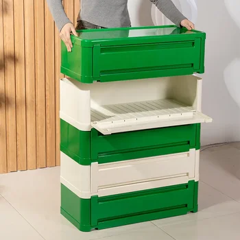 Домашен шкаф за обувки скандинавските интернет-знаменитост ins минималистичен многослоен пластмасов шкаф за съхранение за най-малките