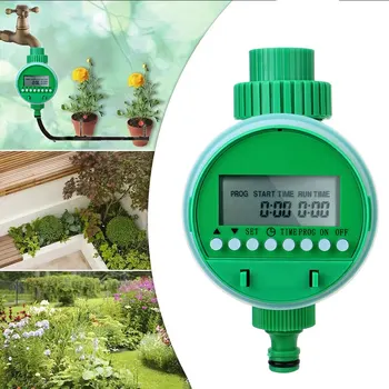 LCD дисплей, електронен таймер за поливане на градината, контролер за автоматично поливане, интелигентен клапан, с устройство за контрол на напояването