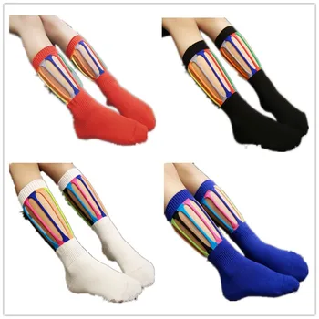 Оптимистичните Цветни Детски чорапи, Модни Кухи чорапи за момичета, гамаши, Дълги чорапогащници-фенери за момиченца от 1 до 10 години, Чорапогащи