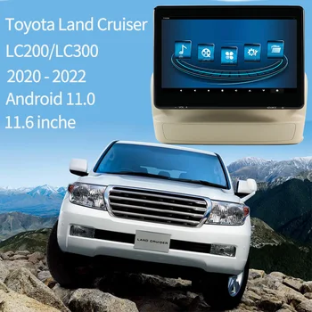 Android облегалката за глава Монитор за Land Cruiser LC200 LC300 11,6 Инча 2 + 32 GB облегалката за глава Монитор Airplay Таблет Мултимедиен HDMI вход изход