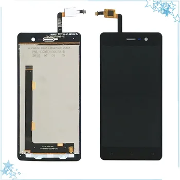 Черен/бял/златен за Blackview Omega Pro LCD дисплей и цифров преобразувател с докосване на екрана в събирането Тествани за подмяна на мобилен телефон