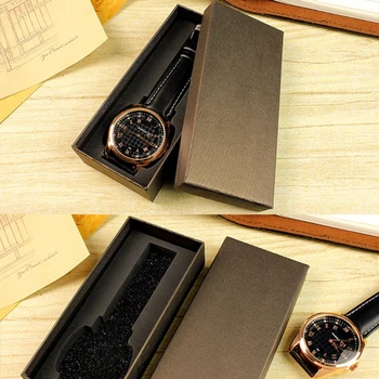 Y1UB Луксозни ръчни часовници Кутия Дисплей за своята практика Подарък за мъже, жени Бижута Титуляр часа