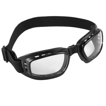 Нови сгъваеми реколта мотоциклетни очила, ветроупорен очила, очила за ски, сноуборд, очила за състезания по оф-роуд, прахозащитен очила
